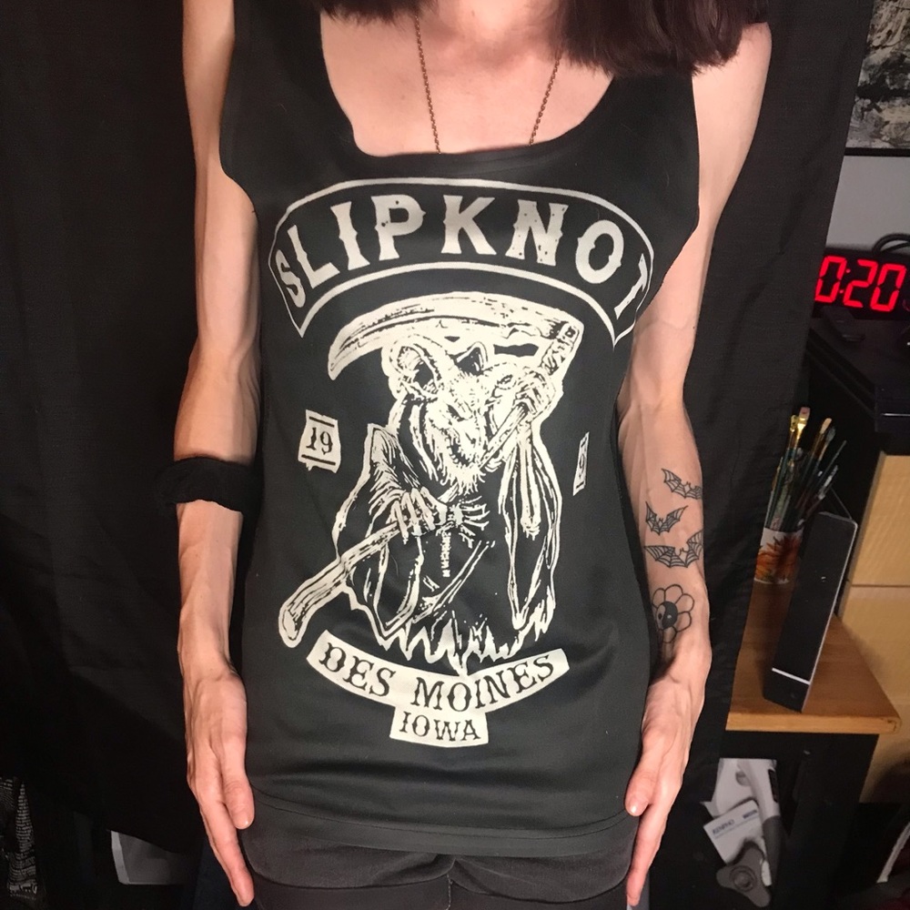 SlipKnot Band Graphic Tank Top Small